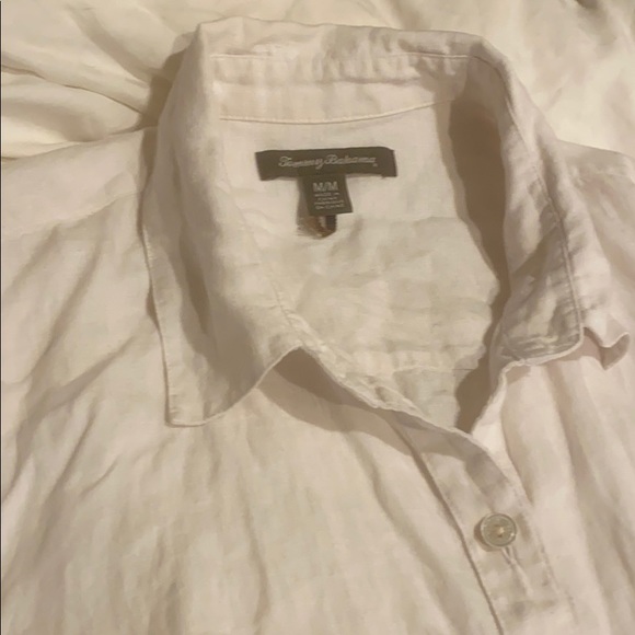 Tommy Bahama sunset chambray linen shirt - Picture 3 of 9